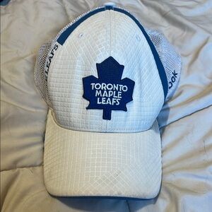 Reebok White and Blue Toronto Maple Leafs Cap
